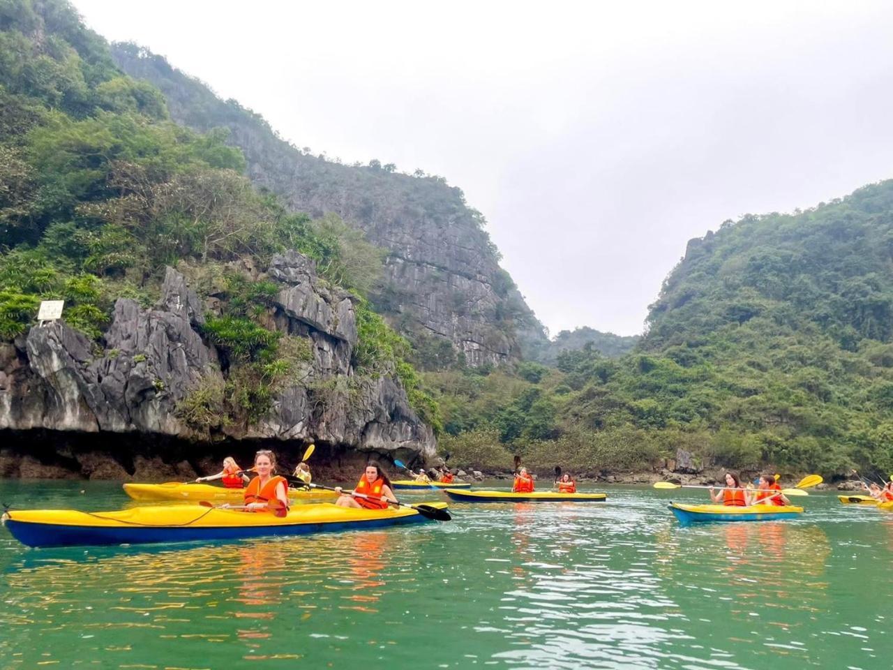 Sunflower Catba Hotel Dong Khe Sau Bagian luar foto